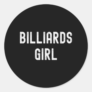 Adesivo Billiards Lover Billiards Girl