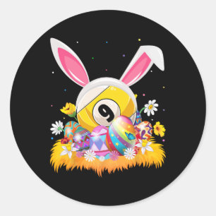 Adesivo Billiards Lover Easter Páscoa Engraçada com Ovos