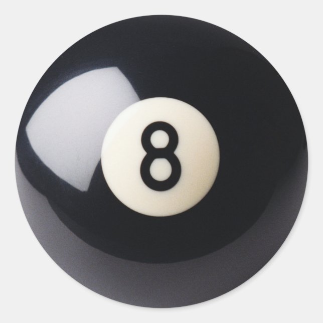 Adesivo Billiards Snooker 8-Ball Stickers (Frente)