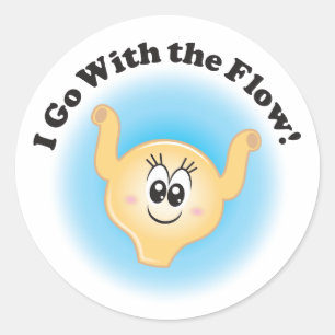 Adesivo Billie Bladder "I Go With The Flow" Stickers