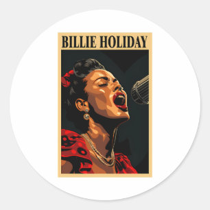 Adesivo Billie Holiday