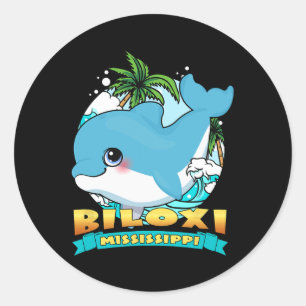 Adesivo Biloxi Mississippi Cute Ba