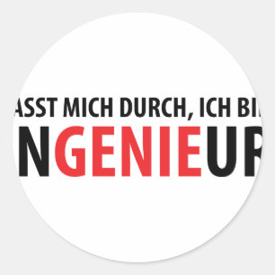 Adesivo Bin Ingenieur de Ich