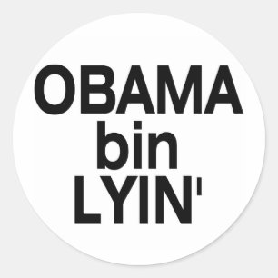 Adesivo Bin Lyin de Obama
