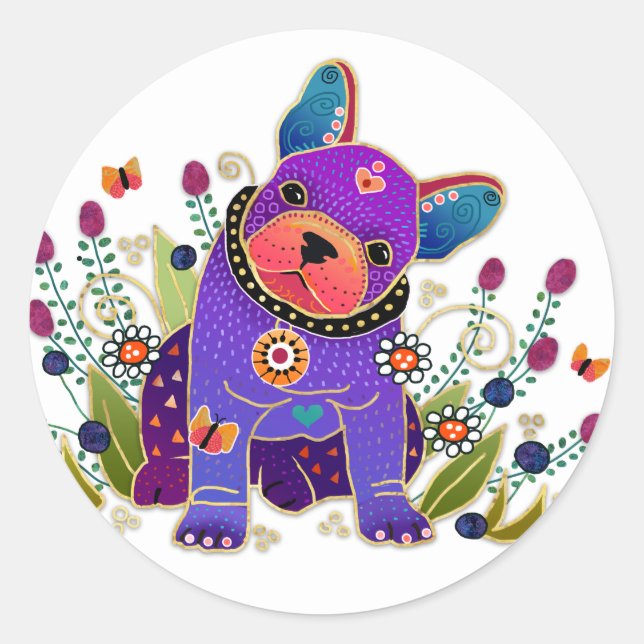 Adesivo BINDI FRENCHIE - Tóquios de Buldogue franceses (Frente)