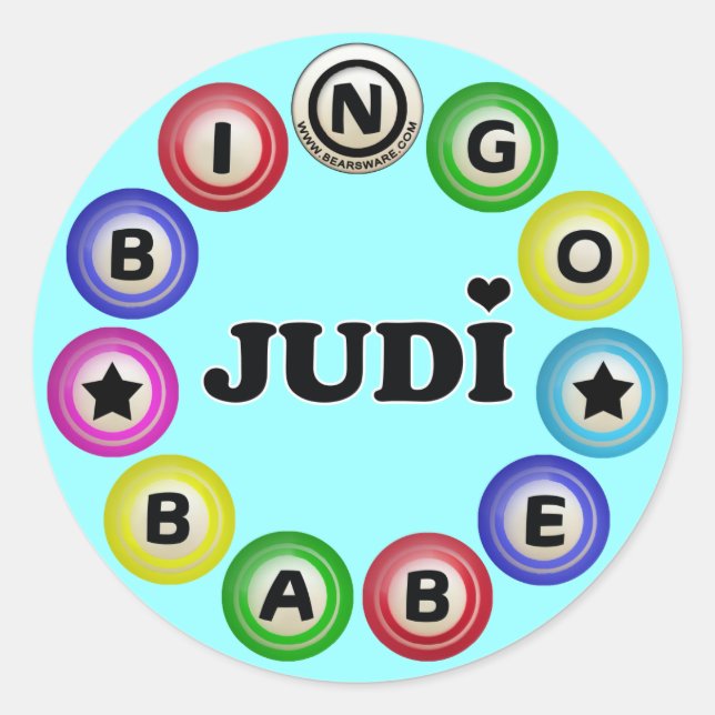 Adesivo Bingo Babe Judi (Frente)