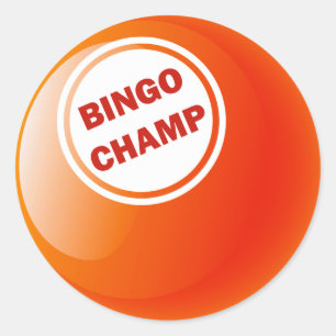 ADESIVO BINGO CHAMP BINGO BALL