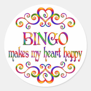 Adesivo Bingo Heart Happy