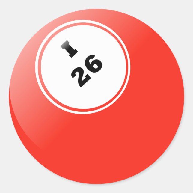 Adesivo Bingo I-26 Sticker (Frente)