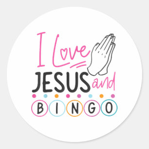Adesivo Bingo Player Jesus Faith Christian Adoro Jesus An