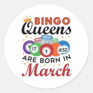 Adesivo Bingo Queens São Nasceres em março