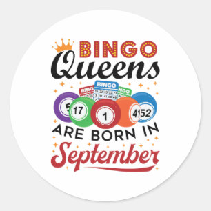 Adesivo Bingo Queens São Nasceres em setembro