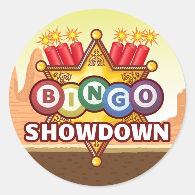 Adesivo Bingo Showdown Stickers (Frente)