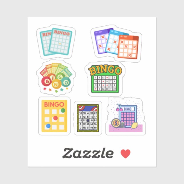 Adesivo Bingo Stickers (Folha)