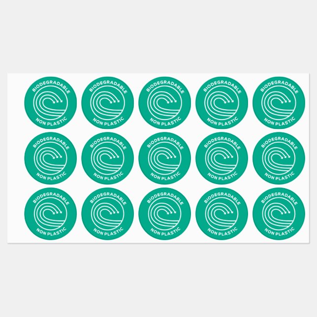 Adesivo Biodegradável/Não Plástico Para Embalagem (Folha)