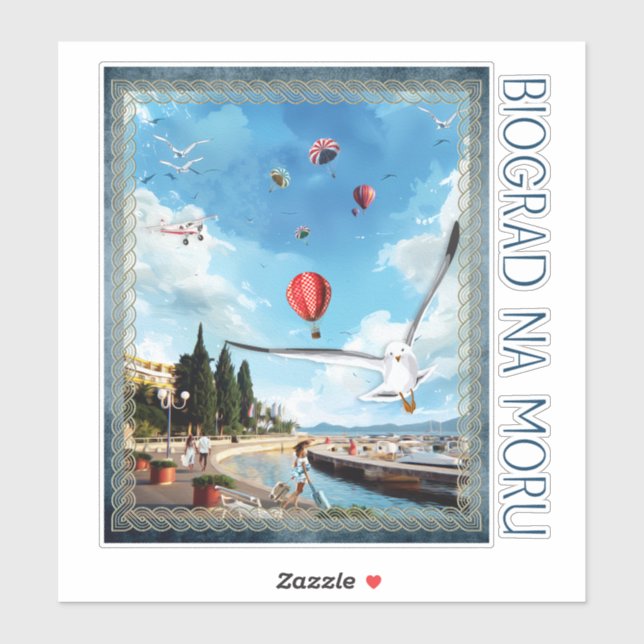 Adesivo Biograd na moru 4 (Folha)