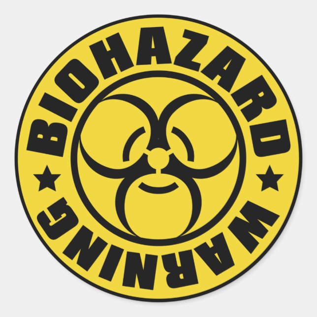 ADESIVO BIOHAZARD (Frente)