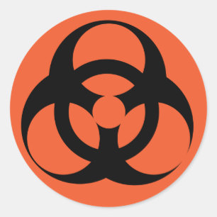 Adesivo Biohazard - perigo biológico