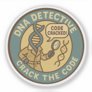 Adesivo Bioinformática Sleuth Cracking do Código de DNA