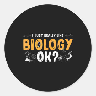 Adesivo bióloga professor de ciências e biologia