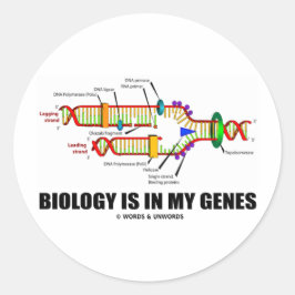 Adesivo Biologia Está Em Meus Genes (Replicação De DNA)