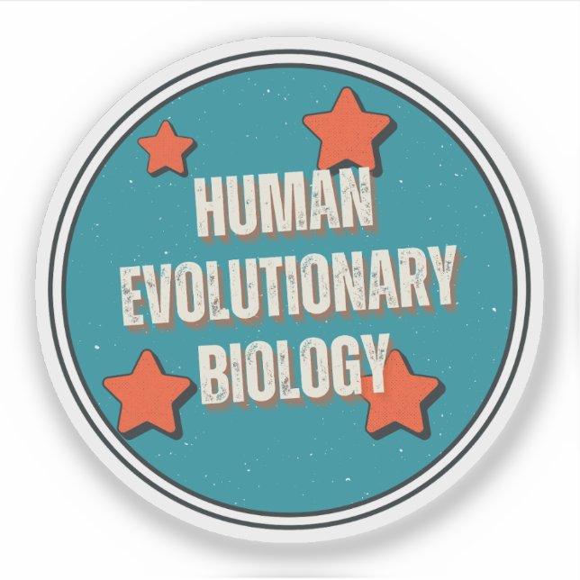 Adesivo Biologia Evolutiva Humana (Frente)
