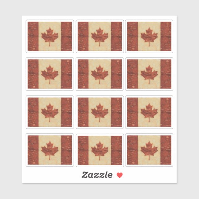 Adesivo Birch Latido Canadian Flag Sticker (Folha)