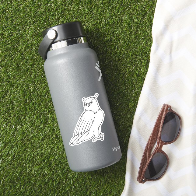 Adesivo Bird Art Woodland Cute Owl (HydroFlask Insitu)