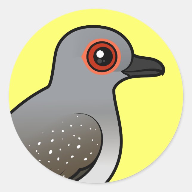 Adesivo Birdorable Diamond Dove (Frente)