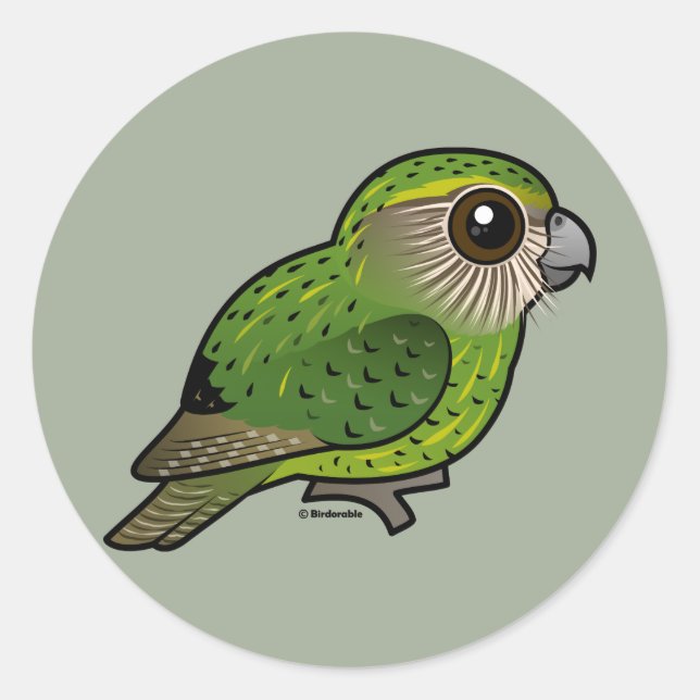 Adesivo Birdorable Kakapo (Frente)