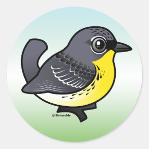 Adesivo Birdorable Kirtland's Warbler