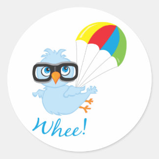 Adesivo Birdy Parachute