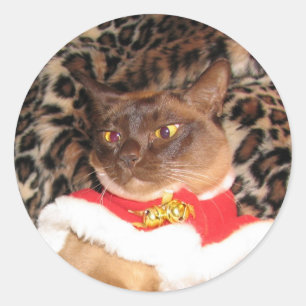 Adesivo Birmanês 2 do Xmas de FPG -