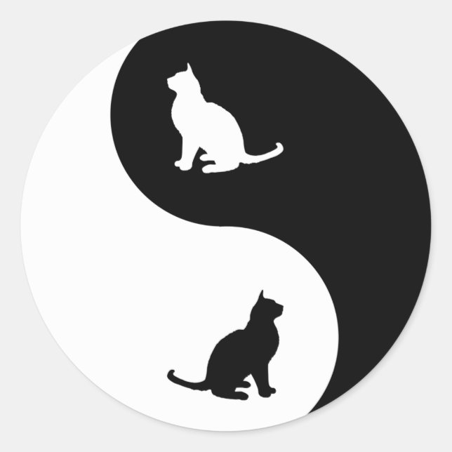 Adesivo Birmanês Yin Yang (Frente)