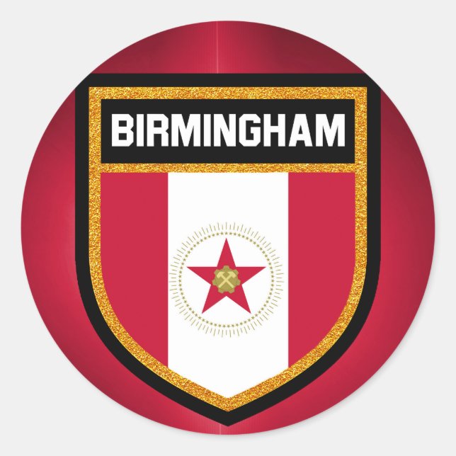 Adesivo Birmingham Flag (Frente)
