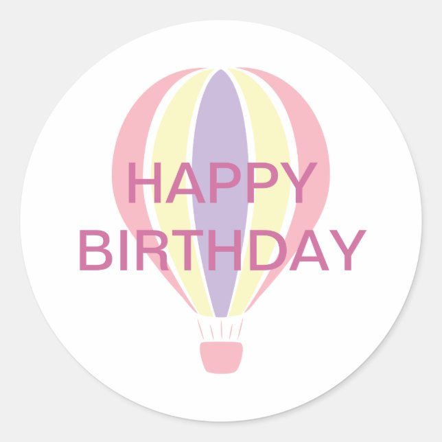 Adesivo Birthday Balloon Sticker (Frente)