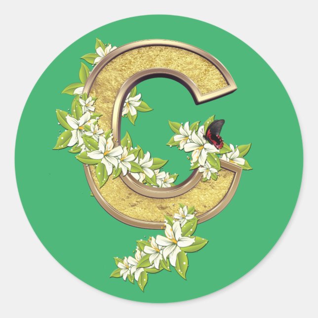 Adesivo Birthday-Capital- letra C (Frente)