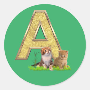 Adesivo Birthday-Capital Monograma - letra A