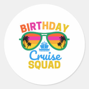 Adesivo Birthday Cruise Squad