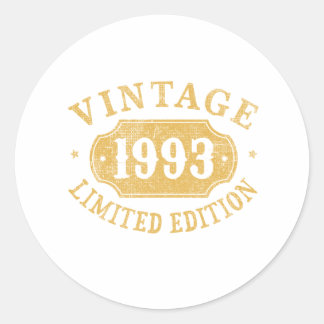 Adesivo Birthday Gift Best Limited para os anos 93