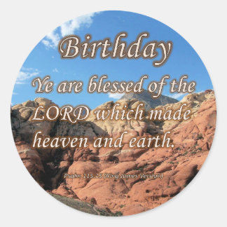 Adesivo Birthday Psalm 115-15