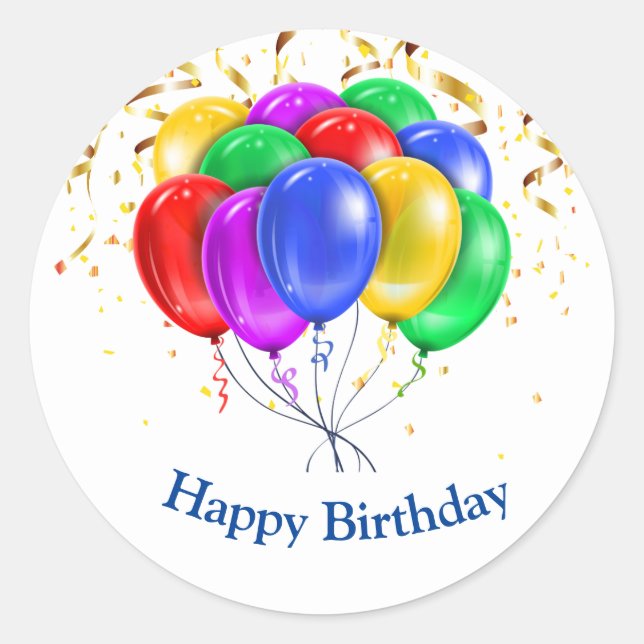 Adesivo Birthday Sticker (Frente)