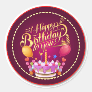 Adesivo Birthday sticker