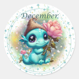 Adesivo Birthstone Dezembro Turquoise Dragon Sticker