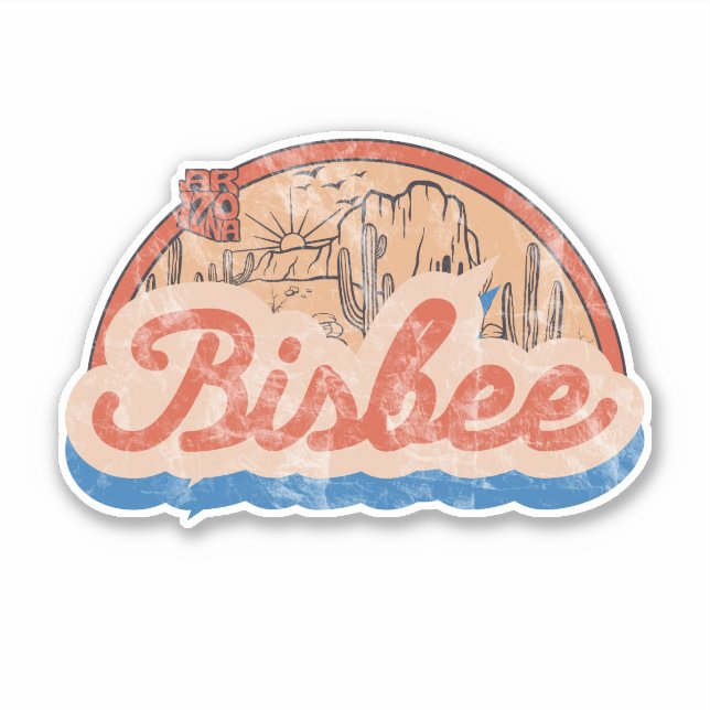 Adesivo Bisbee, Arizona (Frente)
