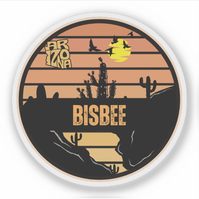 Adesivo Bisbee, Arizona (Frente)