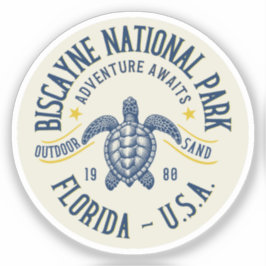 Adesivo Biscayne Conservation Park Florida