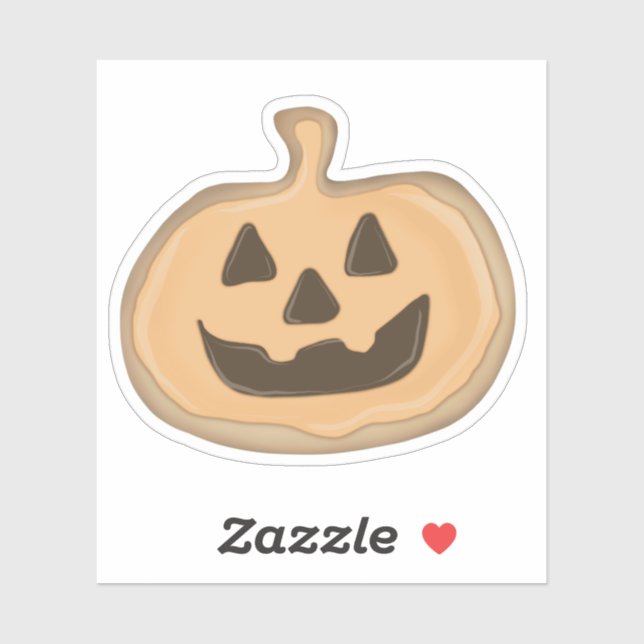 Adesivo Biscoito de Halloween (Folha)