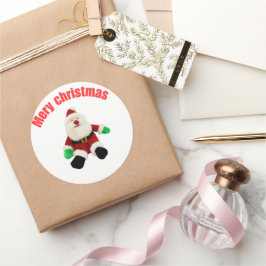Adesivo Biscoito de Natal com Chapéu de Papai Noel Vec