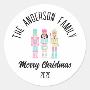 Adesivo Biscoito de Natal Personalizado Nome